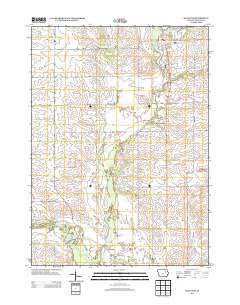 Hazleton Iowa Historical topographic map, 1:24000 scale, 7.5 X 7.5 Minute, Year 2013