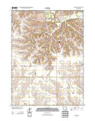 Hedrick Iowa Historical topographic map, 1:24000 scale, 7.5 X 7.5 Minute, Year 2013