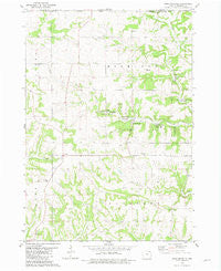 Highlandville Iowa Historical topographic map, 1:24000 scale, 7.5 X 7.5 Minute, Year 1981