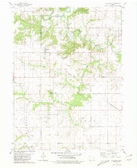 Hillsboro Iowa Historical topographic map, 1:24000 scale, 7.5 X 7.5 Minute, Year 1981