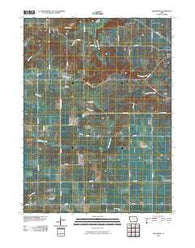 Hillsboro Iowa Historical topographic map, 1:24000 scale, 7.5 X 7.5 Minute, Year 2010