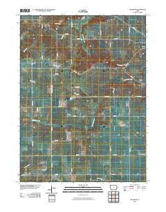 Hillsboro Iowa Historical topographic map, 1:24000 scale, 7.5 X 7.5 Minute, Year 2010