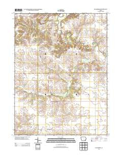 Hillsboro Iowa Historical topographic map, 1:24000 scale, 7.5 X 7.5 Minute, Year 2013