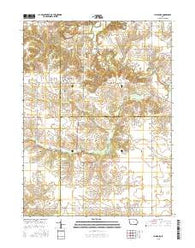 Hillsboro Iowa Current topographic map, 1:24000 scale, 7.5 X 7.5 Minute, Year 2015
