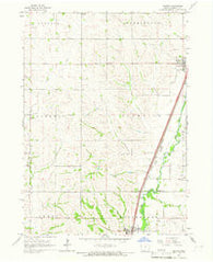 Hinton Iowa Historical topographic map, 1:24000 scale, 7.5 X 7.5 Minute, Year 1964