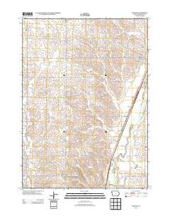 Hinton Iowa Historical topographic map, 1:24000 scale, 7.5 X 7.5 Minute, Year 2013