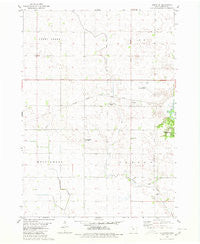 Hobarton Iowa Historical topographic map, 1:24000 scale, 7.5 X 7.5 Minute, Year 1980
