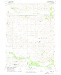 Holbrook Iowa Historical topographic map, 1:24000 scale, 7.5 X 7.5 Minute, Year 1973