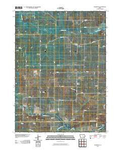 Holbrook Iowa Historical topographic map, 1:24000 scale, 7.5 X 7.5 Minute, Year 2010