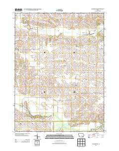 Holbrook Iowa Historical topographic map, 1:24000 scale, 7.5 X 7.5 Minute, Year 2013