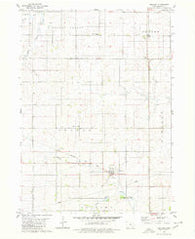 Holland Iowa Historical topographic map, 1:24000 scale, 7.5 X 7.5 Minute, Year 1979