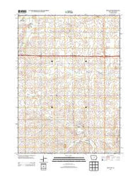 Holland Iowa Historical topographic map, 1:24000 scale, 7.5 X 7.5 Minute, Year 2013
