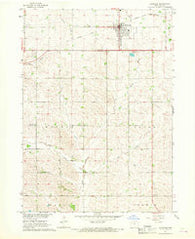 Holstein Iowa Historical topographic map, 1:24000 scale, 7.5 X 7.5 Minute, Year 1967