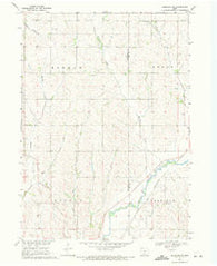 Holstein SW Iowa Historical topographic map, 1:24000 scale, 7.5 X 7.5 Minute, Year 1969