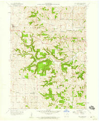 Holy Cross Iowa Historical topographic map, 1:24000 scale, 7.5 X 7.5 Minute, Year 1957