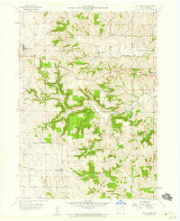 Holy Cross Iowa Historical topographic map, 1:24000 scale, 7.5 X 7.5 Minute, Year 1957