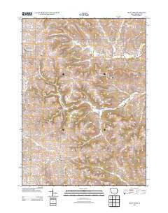 Holy Cross Iowa Historical topographic map, 1:24000 scale, 7.5 X 7.5 Minute, Year 2013
