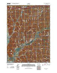 Honey Creek Iowa Historical topographic map, 1:24000 scale, 7.5 X 7.5 Minute, Year 2010