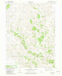 Hopeville Iowa Historical topographic map, 1:24000 scale, 7.5 X 7.5 Minute, Year 1981