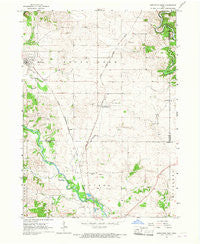 Hopkinton East Iowa Historical topographic map, 1:24000 scale, 7.5 X 7.5 Minute, Year 1966