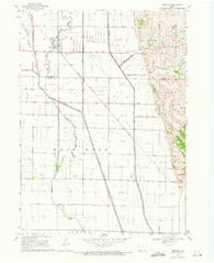 Hornick Iowa Historical topographic map, 1:24000 scale, 7.5 X 7.5 Minute, Year 1969