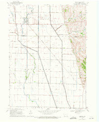 Hornick Iowa Historical topographic map, 1:24000 scale, 7.5 X 7.5 Minute, Year 1969