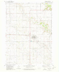 Hubbard Iowa Historical topographic map, 1:24000 scale, 7.5 X 7.5 Minute, Year 1979