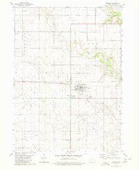 Hubbard Iowa Historical topographic map, 1:24000 scale, 7.5 X 7.5 Minute, Year 1979