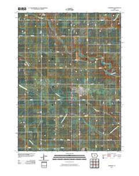 Hubbard Iowa Historical topographic map, 1:24000 scale, 7.5 X 7.5 Minute, Year 2010
