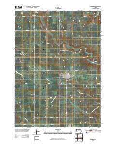 Hubbard Iowa Historical topographic map, 1:24000 scale, 7.5 X 7.5 Minute, Year 2010