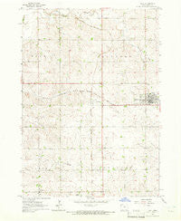 Hull Iowa Historical topographic map, 1:24000 scale, 7.5 X 7.5 Minute, Year 1964