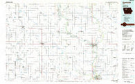 Humboldt Iowa Historical topographic map, 1:100000 scale, 30 X 60 Minute, Year 1984
