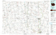 Humboldt Iowa Historical topographic map, 1:100000 scale, 30 X 60 Minute, Year 1984