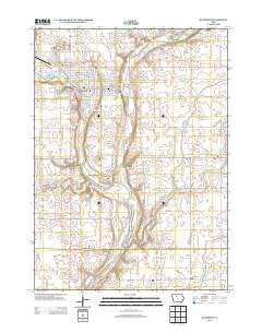 Humboldt Iowa Historical topographic map, 1:24000 scale, 7.5 X 7.5 Minute, Year 2013