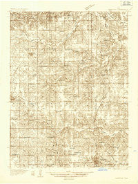 Humeston Iowa Historical topographic map, 1:48000 scale, 15 X 15 Minute, Year 1934
