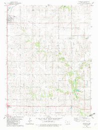 Humeston Iowa Historical topographic map, 1:24000 scale, 7.5 X 7.5 Minute, Year 1982