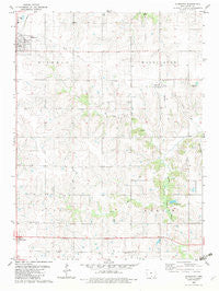 Humeston Iowa Historical topographic map, 1:24000 scale, 7.5 X 7.5 Minute, Year 1982