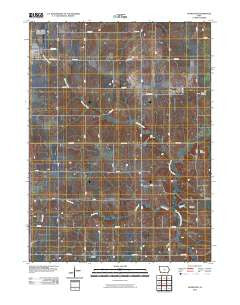 Humeston Iowa Historical topographic map, 1:24000 scale, 7.5 X 7.5 Minute, Year 2010