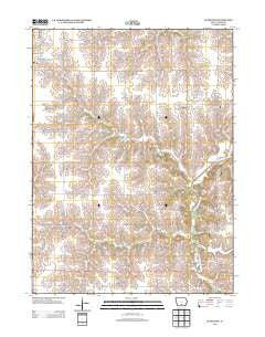 Humeston Iowa Historical topographic map, 1:24000 scale, 7.5 X 7.5 Minute, Year 2013