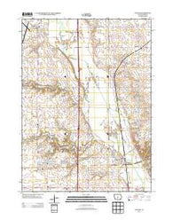 Huxley Iowa Historical topographic map, 1:24000 scale, 7.5 X 7.5 Minute, Year 2013