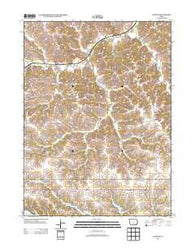 Iconium Iowa Historical topographic map, 1:24000 scale, 7.5 X 7.5 Minute, Year 2013