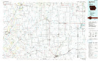 Ida Grove Iowa Historical topographic map, 1:100000 scale, 30 X 60 Minute, Year 1985