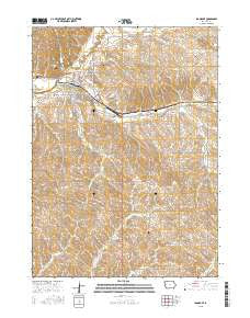 Ida Grove Iowa Current topographic map, 1:24000 scale, 7.5 X 7.5 Minute, Year 2015