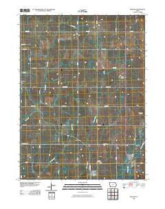 Imogene Iowa Historical topographic map, 1:24000 scale, 7.5 X 7.5 Minute, Year 2010