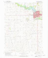 Independence Iowa Historical topographic map, 1:24000 scale, 7.5 X 7.5 Minute, Year 1973