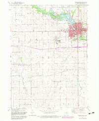 Independence Iowa Historical topographic map, 1:24000 scale, 7.5 X 7.5 Minute, Year 1973