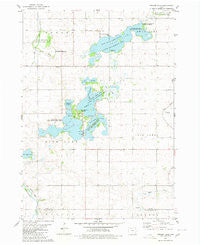Ingham Lake Iowa Historical topographic map, 1:24000 scale, 7.5 X 7.5 Minute, Year 1980