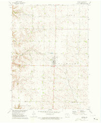Inwood Iowa Historical topographic map, 1:24000 scale, 7.5 X 7.5 Minute, Year 1971