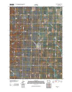 Inwood Iowa Historical topographic map, 1:24000 scale, 7.5 X 7.5 Minute, Year 2010