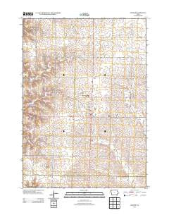 Inwood Iowa Historical topographic map, 1:24000 scale, 7.5 X 7.5 Minute, Year 2013